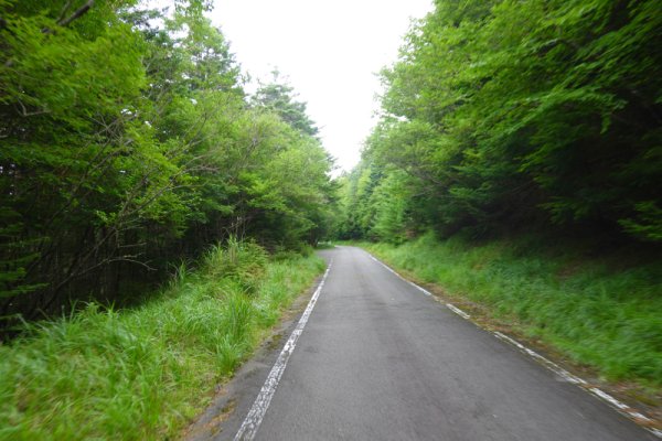 ダウンヒルの開始：1849m