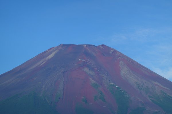 富士山山頂をズームで