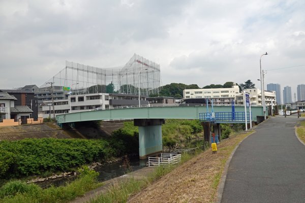 矢上川からの分離ポイント