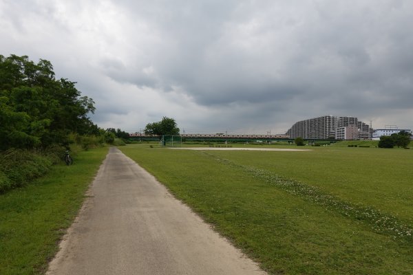 多摩川河川敷
