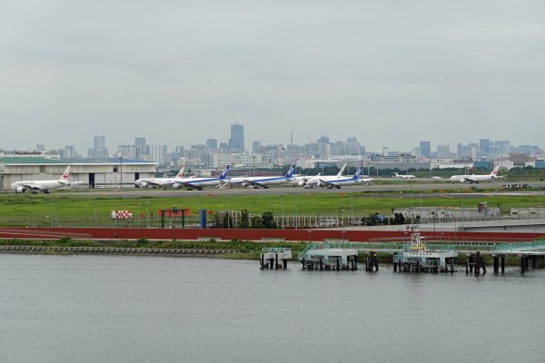 羽田空港(4)：多摩川スカイブリッジから