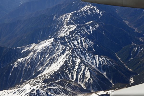 JAL201便：赤石山脈(1)