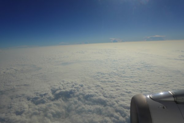 JAL161便：茨城県上空