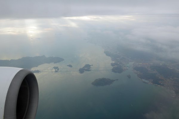 JAL431便：来島海峡大橋