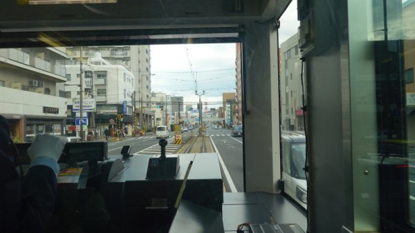 ６系統の終点：本町四丁目電停