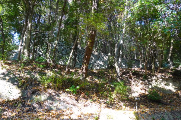 松山城：登り石垣