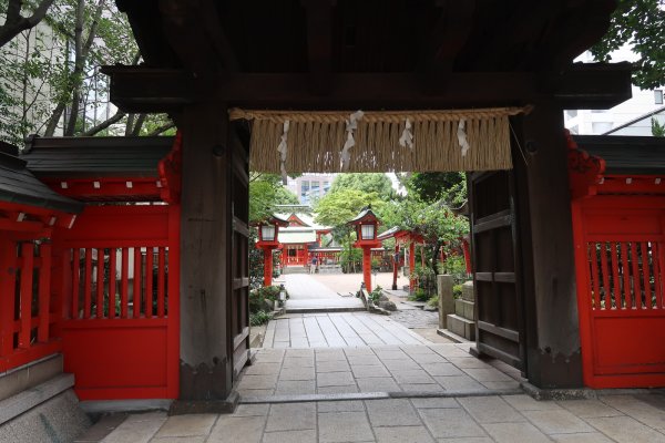水鏡天満宮(2)：楼門