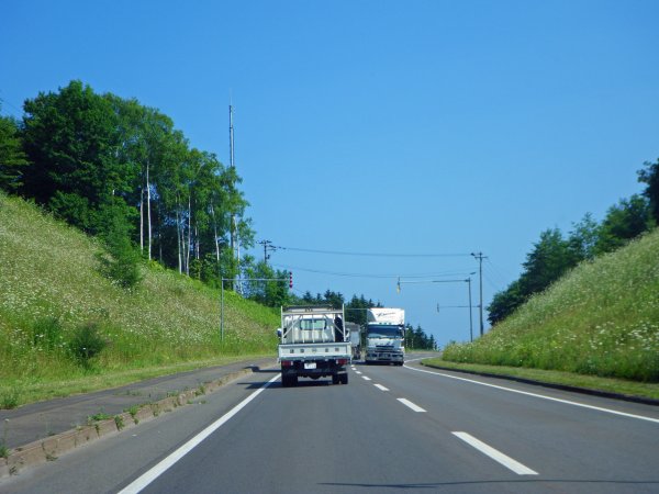 国道238号線(17)：サロマ湖南岸