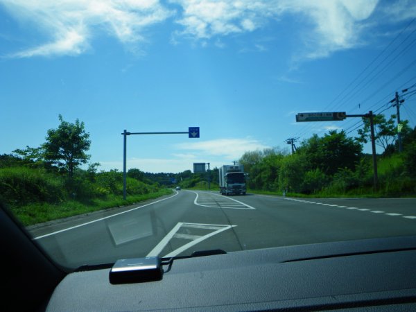 国道44号線から道道221号線へ