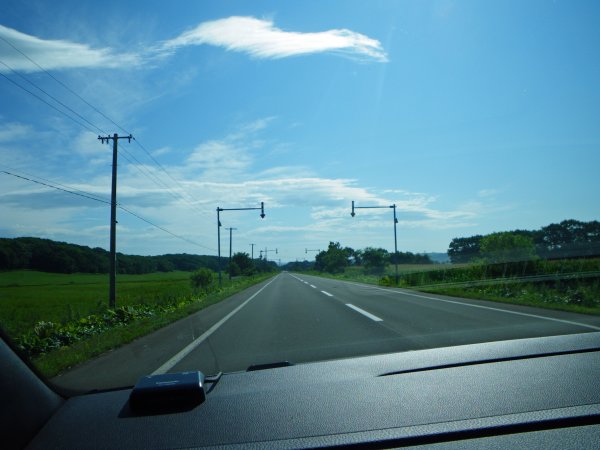 国道241号線：弟子屈市街地