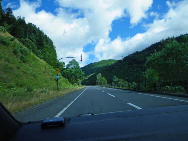 国道273号線：三国峠手前
