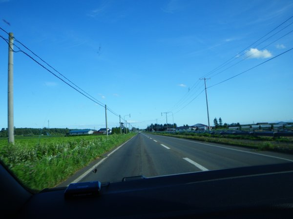 帯広に向かって