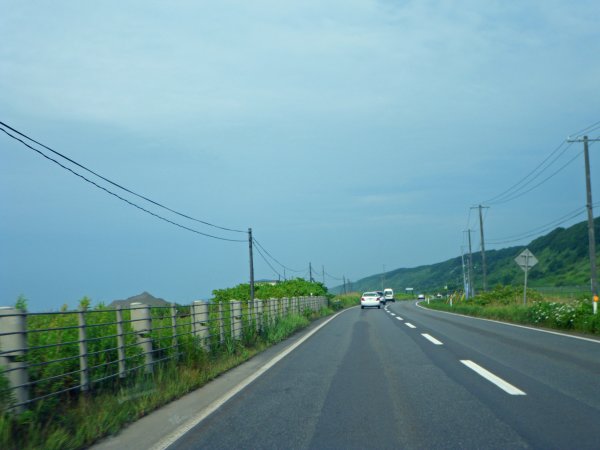 国道235号線：慶能舞橋の先