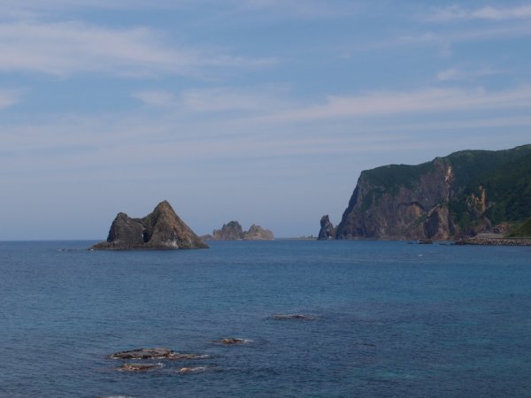 神威岬の手前
