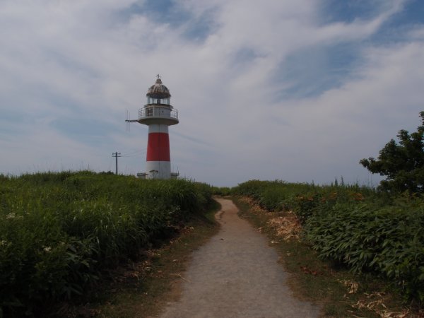 島武意海岸(2)：積丹出岬灯台