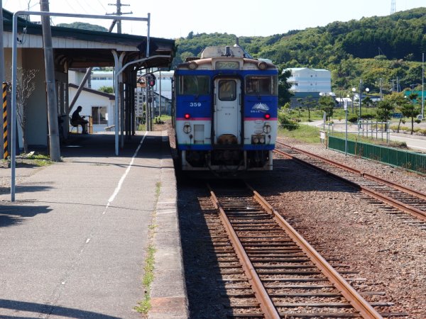 様似駅(2)：プラットホーム