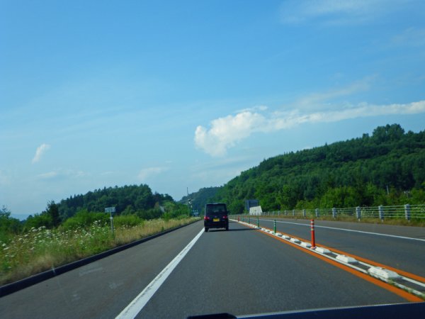 道央自動車道(3)：有珠山SAの手前