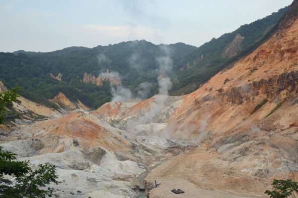登別地獄(13)：展望台からの地獄