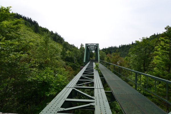 深名線廃線跡(5)：第三雨竜川橋