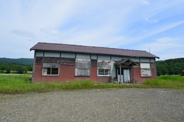 深名線廃線跡(7)：鷹泊駅