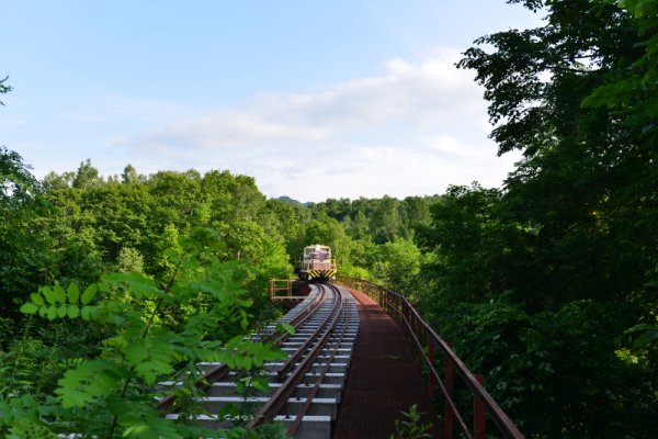 三井芦別鉄道炭山川橋梁(2)