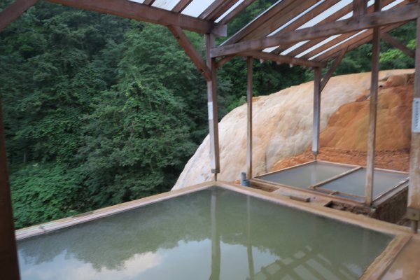 二股温泉野天風呂