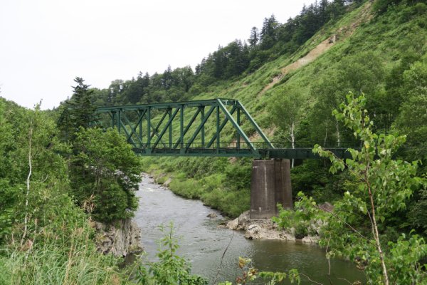 深名線廃線跡(6)：第三雨竜川橋