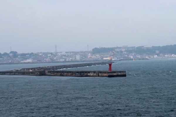 大洗港入港