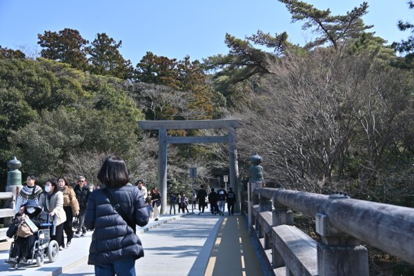 内宮：宇治橋鳥居(内側)