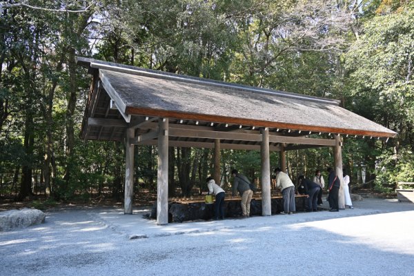 内宮：手水舎