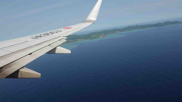 JAL971便の機内から(1)