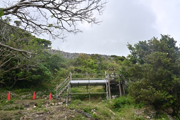 玉城城跡：城壁
