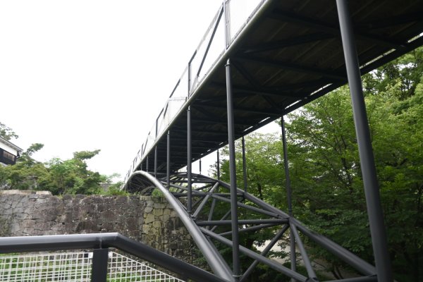 熊本城：天守への通路