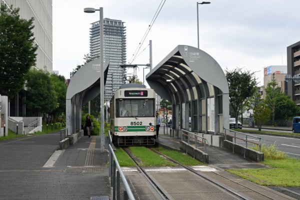 熊本市電：田崎橋電停(2)