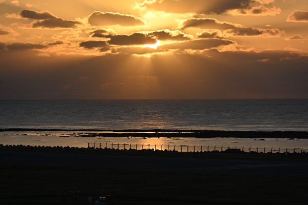 久米島の夕陽