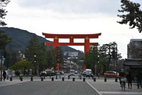 平安神宮：大鳥居