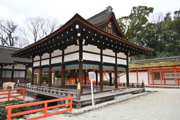 下賀茂神社：橋殿