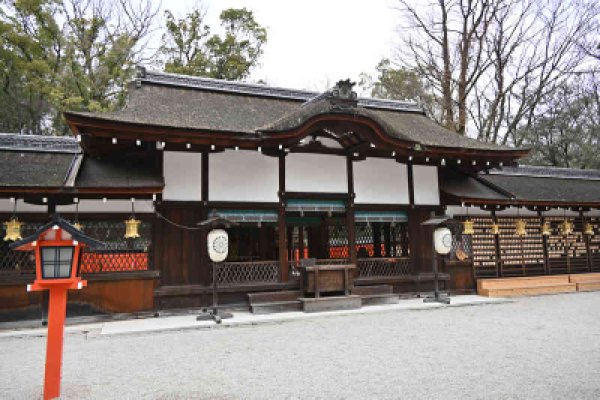 河合神社：拝殿