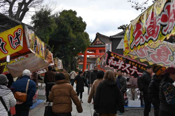 伏見稲荷：裏参道の出店