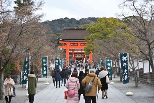 伏見稲荷：表参道の二番鳥居