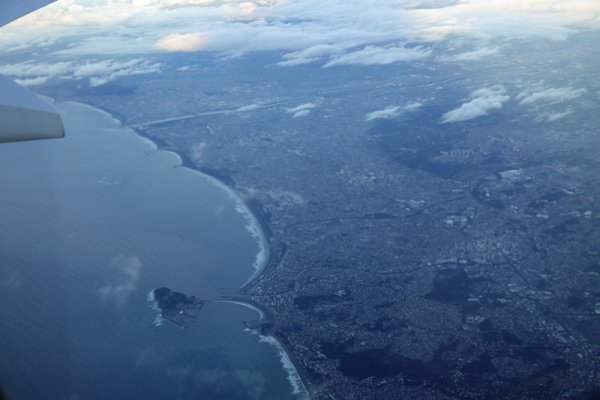 江の島が見えてきた