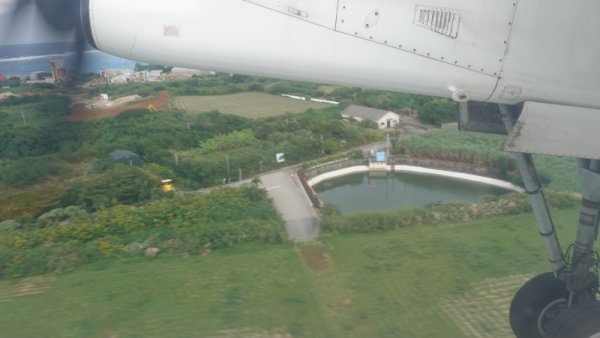 RAC816便の機内から：離陸