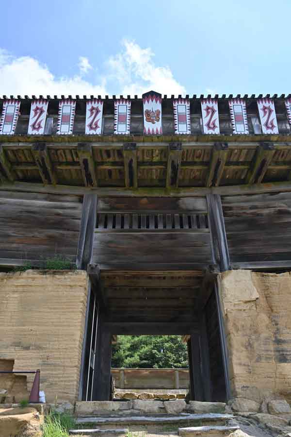 鬼ノ城散策(8)：西門を城外から