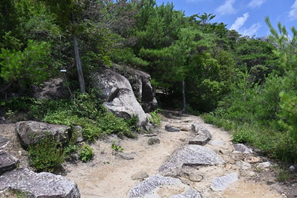 鬼ノ城散策(22i)：再び森へ