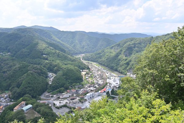 カルスト山荘の展望台