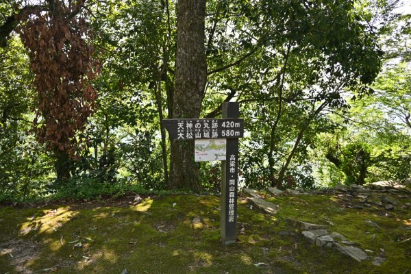 小松山城跡からトレッキング