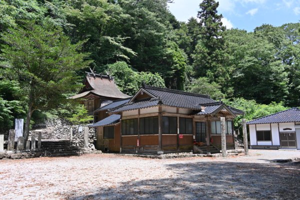 荒戸神社：拝殿と本殿