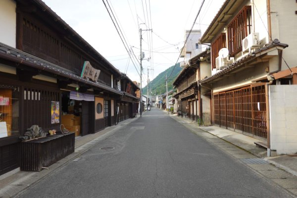 高梁市の町：通り