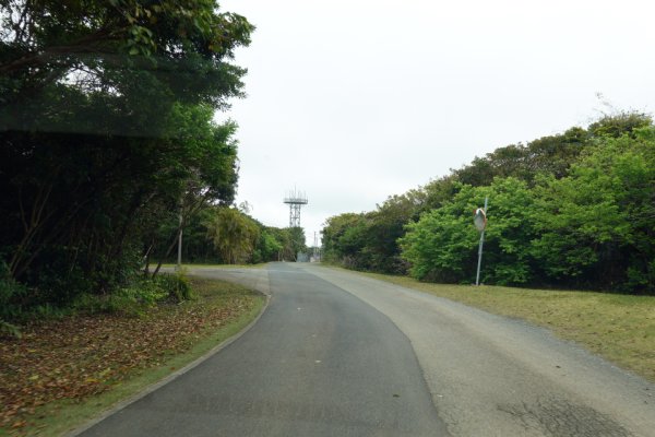 大山展望台への道(2)