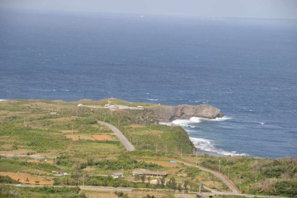 大石林山(8)：辺戸岬周辺の俯瞰